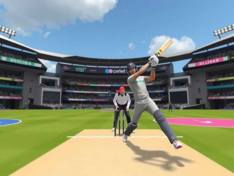 VR Cricket Legendary Slam gameplay screenshot
